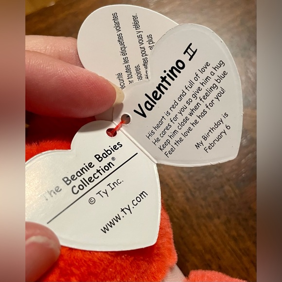 LIMITED RELEASE 30th Anniversary TY Beanie Babies Bones II Valentino II Bongo II - Picture 5 of 8